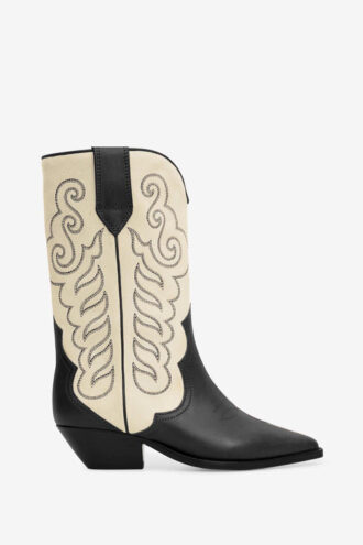 Duerto Cowboy Boots in Suede Leather