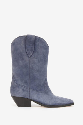 Duerto Suede Calfskin Leather Cowboy Boots