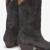 Duerto Suede Calfskin Leather Cowboy Boots