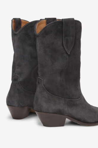 Duerto Suede Calfskin Leather Cowboy Boots