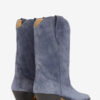 Duerto Suede Calfskin Leather Cowboy Boots