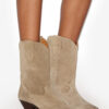 Duerto Suede Calfskin Leather Cowboy Boots
