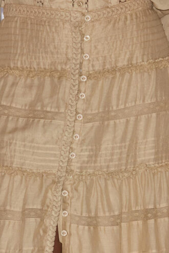 Dusta Long Elaborate Cotton Voile Skirt Dusta Long Elaborate Cotton Voile Skirt