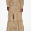 Dusta Long Elaborate Cotton Voile Skirt Dusta Long Elaborate Cotton Voile Skirt