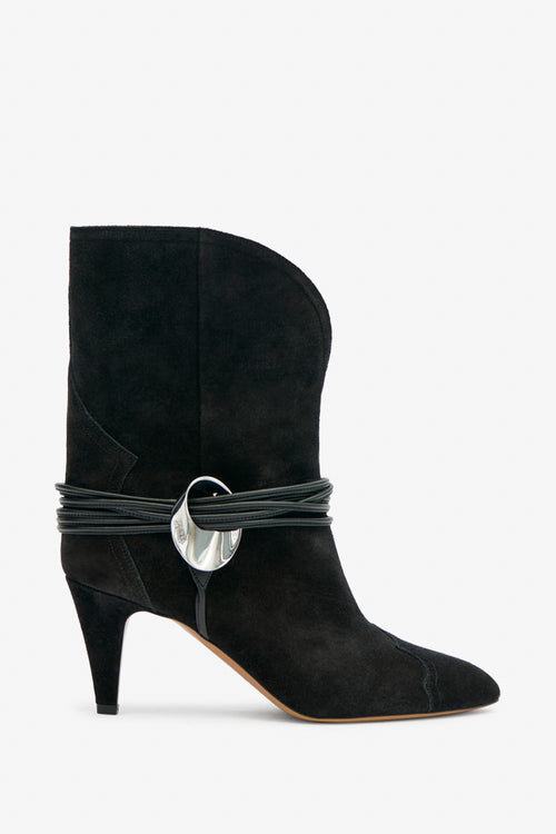 Dytho High-Heeled Leather Boots Dytho High-Heeled Leather Boots