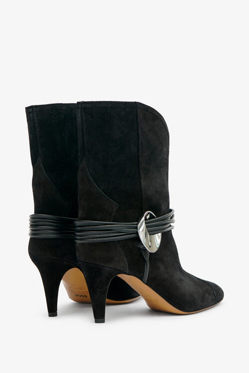 Dytho High-Heeled Leather Boots Dytho High-Heeled Leather Boots