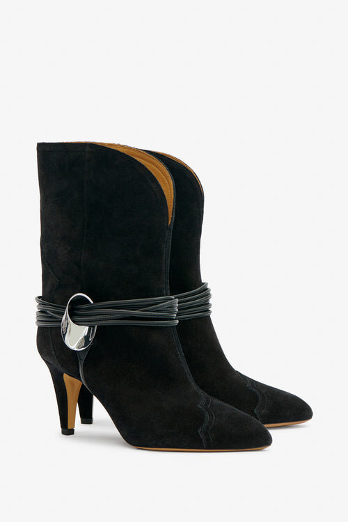 Dytho High-Heeled Leather Boots Dytho High-Heeled Leather Boots