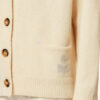 Eborah Alpaca Cardigan with Logo Eborah Alpaca Cardigan with Logo