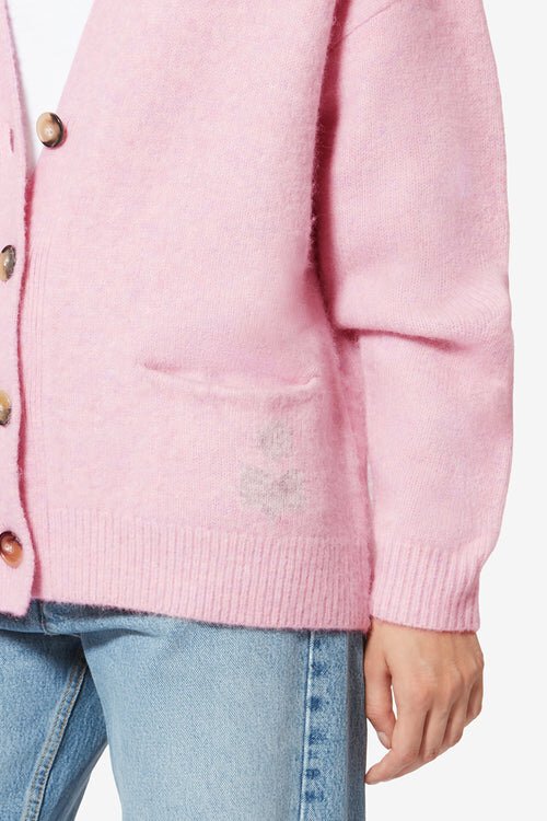 Eborah Alpaca Cardigan with Logo Eborah Alpaca Cardigan with Logo