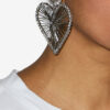 Eden Asymmetrical Heart Earrings Eden Asymmetrical Heart Earrings