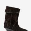 Edoa Suede Calfskin Leather Boots