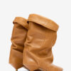 Edrik Draped Leather Boots Edrik Draped Leather Boots