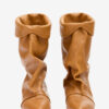 Edrik Draped Leather Boots Edrik Draped Leather Boots