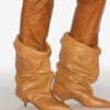 Edrik Draped Leather Boots Edrik Draped Leather Boots