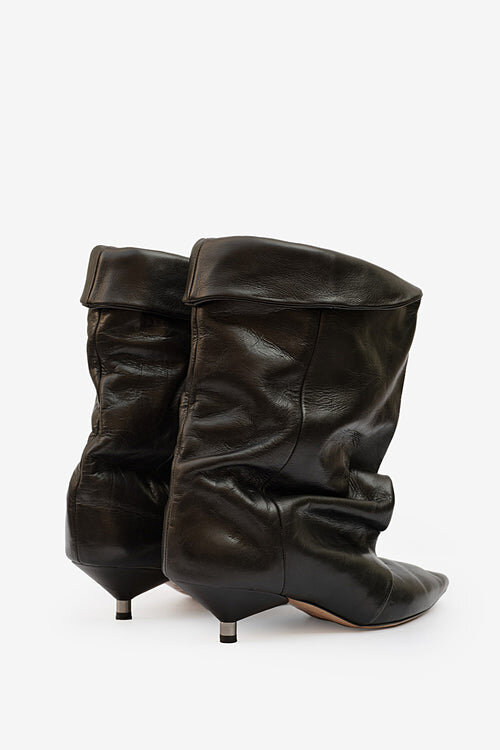 Edrik High-Heeled Draped Boots Edrik High-Heeled Draped Boots