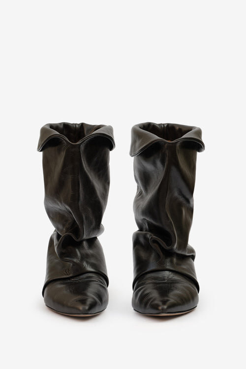 Edrik High-Heeled Draped Boots Edrik High-Heeled Draped Boots