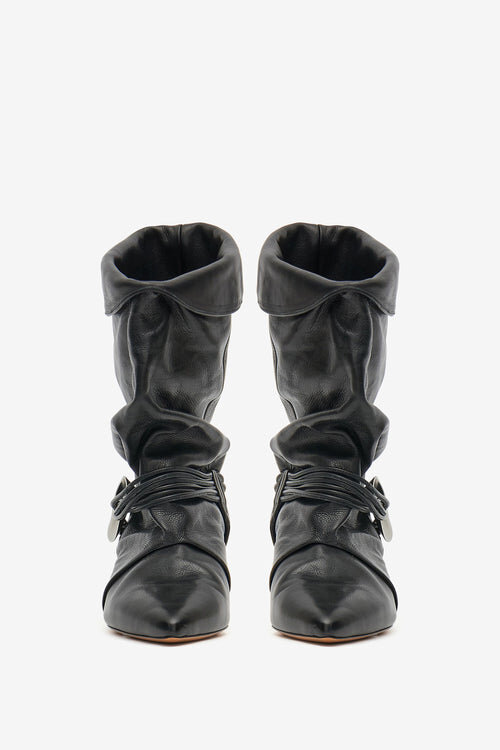 Edrika Draped Boots with Jewels Edrika Draped Boots with Jewels