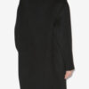 Efegozi Coat in Plain-Colored Cashmere and Wool