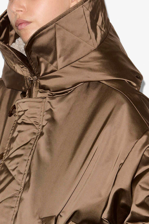 Elisa Short Quilted Satin Coat Elisa Short Quilted Satin Coat