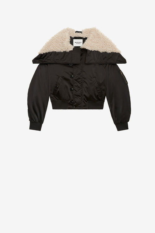 Elisa Short Quilted Satin Coat Elisa Short Quilted Satin Coat
