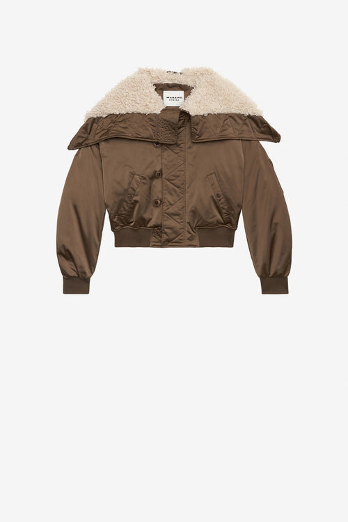 Elisa Short Quilted Satin Coat Elisa Short Quilted Satin Coat