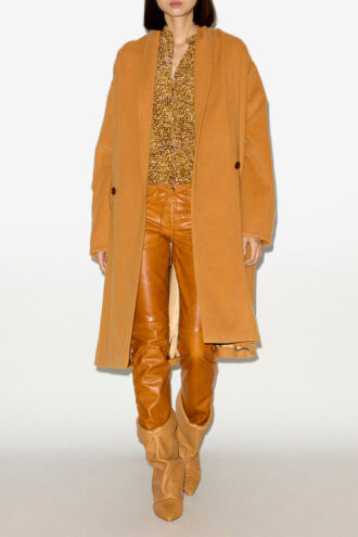 Elise Long Wool Blend Coat