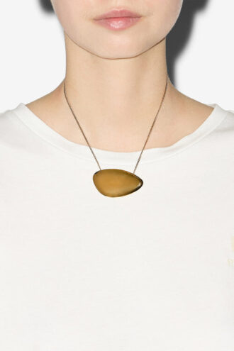 Ella Gold-Finish Brass Necklace