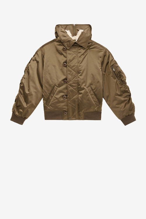 Elroy Short Quilted Satin Coat Elroy Short Quilted Satin Coat
