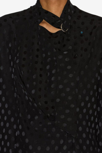 Emany Silk Polka Dot Print Blouse Emany Silk Polka Dot Print Blouse