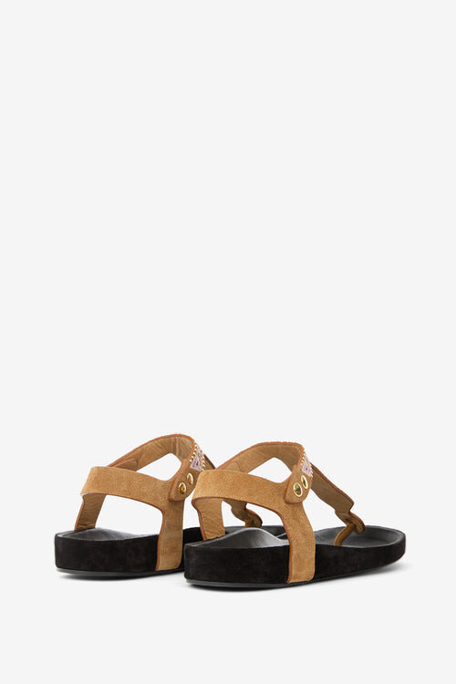Enore Embroidered Leather Sandals Enore Embroidered Leather Sandals