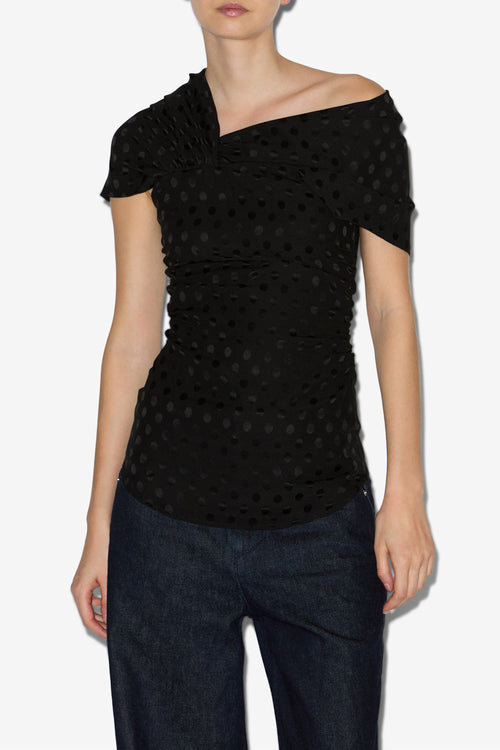 Esen Draped Silk Top Esen Draped Silk Top