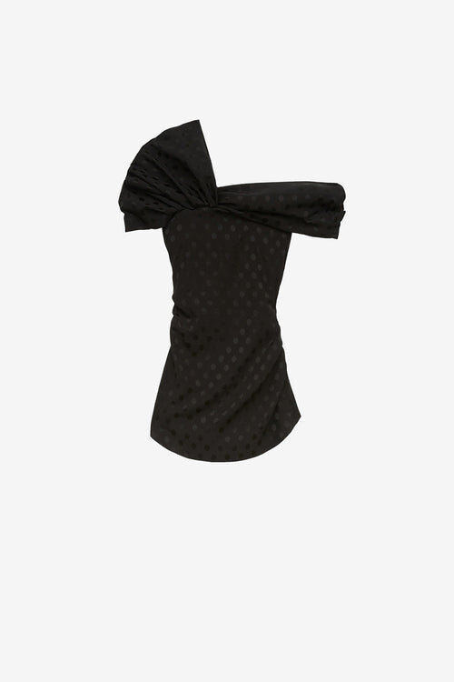 Esen Draped Silk Top Esen Draped Silk Top