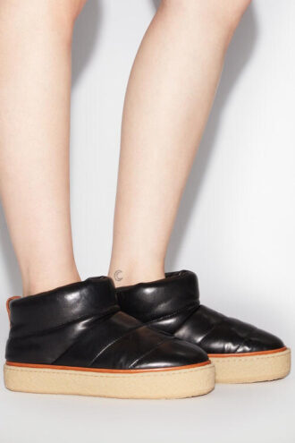 Eskee Leather Quilted Snowboots