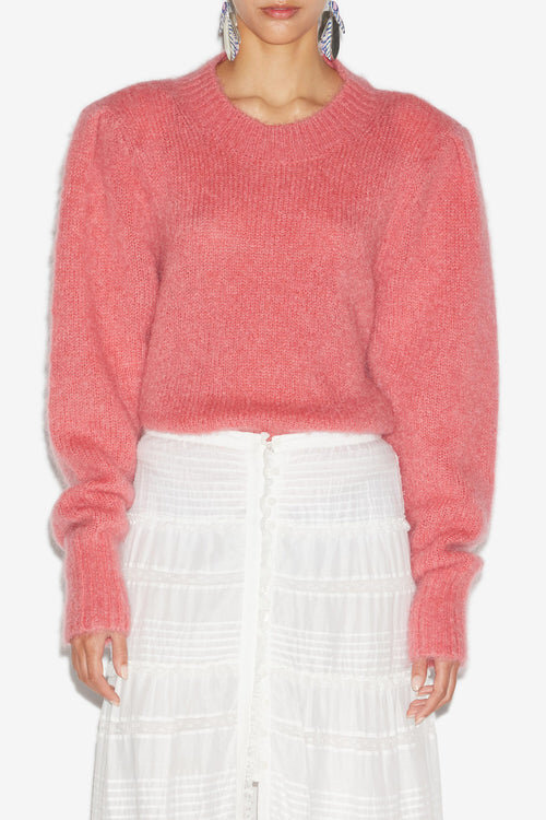 Esmee Plain-Colored Mohair Sweater Esmee Plain-Colored Mohair Sweater