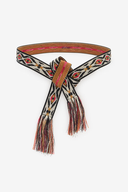 Etki Woven Graphic Jacquard Belt Etki Woven Graphic Jacquard Belt