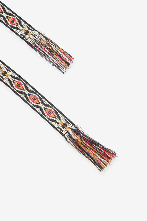 Etki Woven Graphic Jacquard Belt Etki Woven Graphic Jacquard Belt