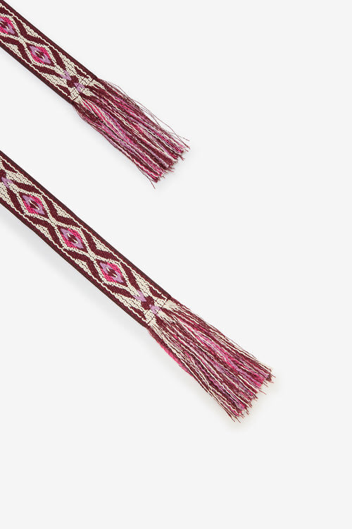 Etki Woven Graphic Jacquard Belt Etki Woven Graphic Jacquard Belt