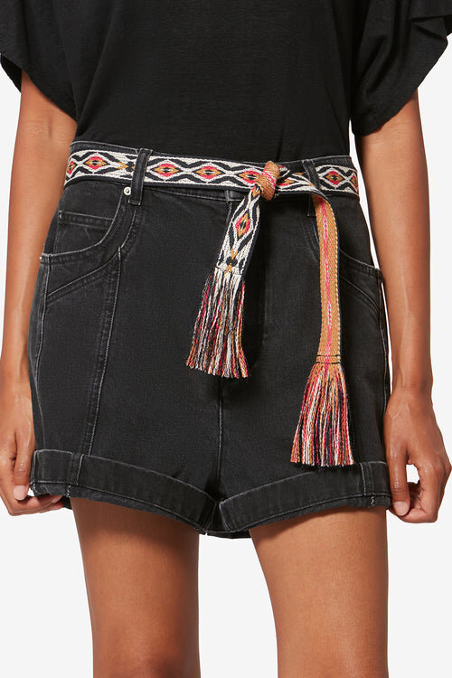 Etki Woven Graphic Jacquard Belt Etki Woven Graphic Jacquard Belt