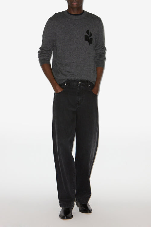 Evans Cotton and Wool Sweater with Logo Evans Cotton and Wool Sweater with Logo