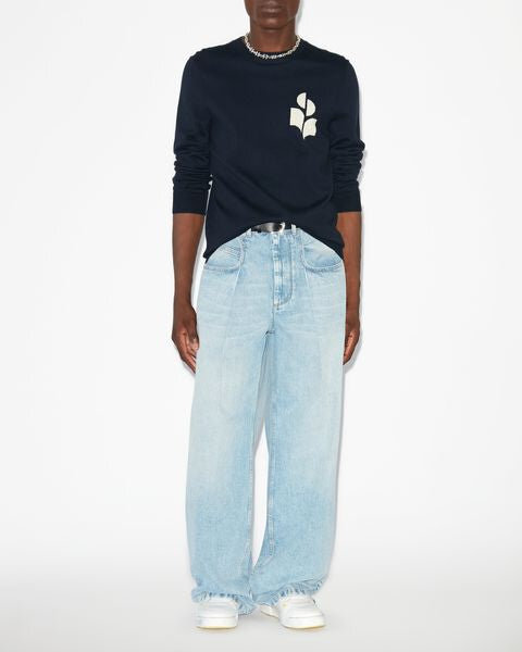 Evans Cotton and Wool Sweater with Logo Evans Cotton and Wool Sweater with Logo
