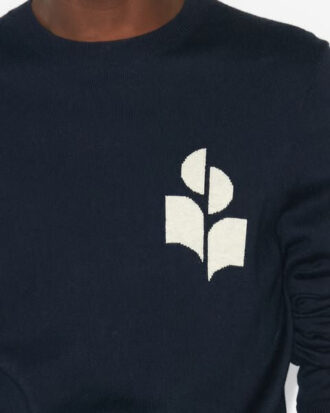 Evans Cotton and Wool Sweater with Logo
