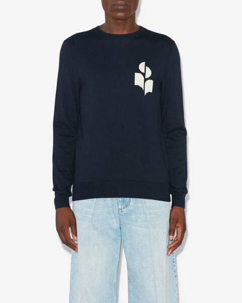 Evans Cotton and Wool Sweater with Logo Evans Cotton and Wool Sweater with Logo