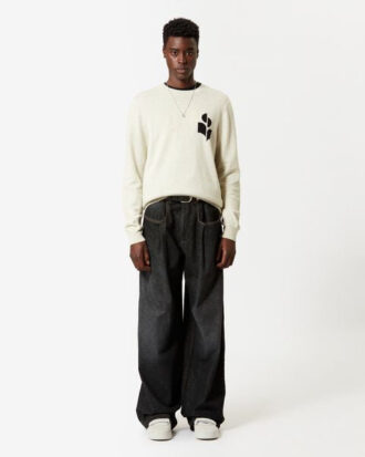 Evans Wool Blend Logo Sweater