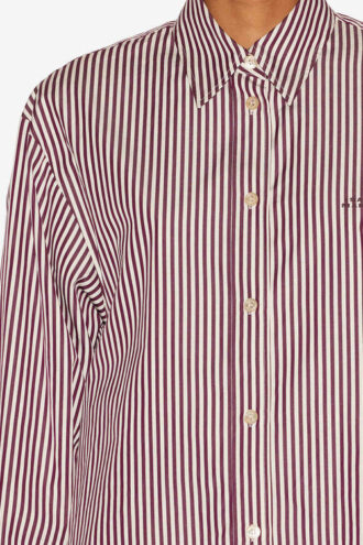 Fabriza Striped Silk Blend Shirt