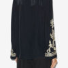 Falonne Embroidered Crepe Blouse