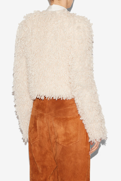 Fedra Fur Style Wool Jacket Fedra Fur Style Wool Jacket
