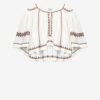 Felicity Embroidered Gauze Top Felicity Embroidered Gauze Top