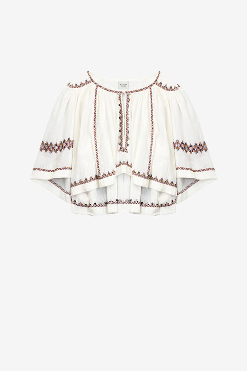Felicity Embroidered Gauze Top Felicity Embroidered Gauze Top