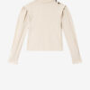 Felissa Long-Sleeve Flowing Crepe Top Felissa Long-Sleeve Flowing Crepe Top