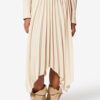 Felixa Long Pleated Flowing Crepe Skirt Felixa Long Pleated Flowing Crepe Skirt